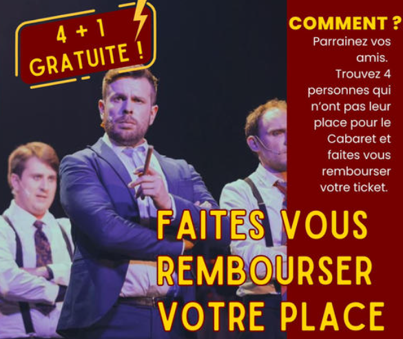 Offre spéciale 4+1 place gratuite 🎁
